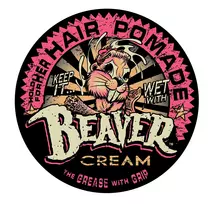 Cock Grease, Beaver Cream Keep It Wet, Hair Styling Pomade, Shine Finish, 50 g
