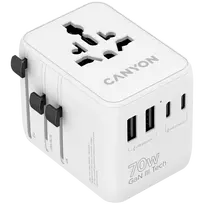 CANYON Travel Adapter OnTour 70 EU/UK/US/AUS 70W White