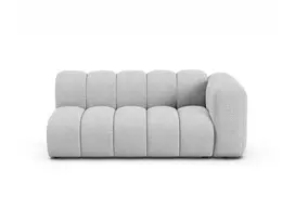 Dešinės pusės modulinė sofa, Lupine, 3 vietų, 175x95x70, šviesiai pilka