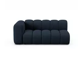Kairinė modulinė sofa, Lupine, 3 vietų, 175x95x70, tamsiai mėlyna