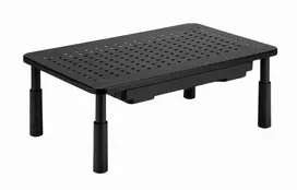 Gembird MS-TABLE-D-01 Reguliuojamas monitoriaus stovas su stalčiumi (stačiakampis)