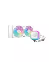 DeepCool LP240 Kompiuterio korpusui, Procesorius Universalusis skystinis aušintuvas 12 cm Balta 1 vnt