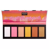 Nyx, Sugar Trip Squad, Cruelty-Free, Shimmering, Highlighter Palette, 01, SQUADHP, 30 g