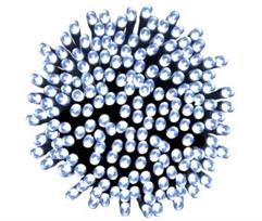 lauko girlianda, 300LED, 21m., šaltai balta flash