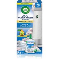 Air Wick Active Fresh Linen & White Orchid automatinis oro gaiviklis su užpildu 228 ml