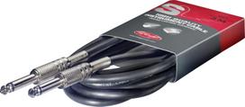 Audio kabelis Stagg 6.35mm Jack TS - 6.3mm Jack TS 3m