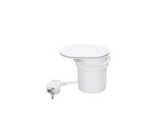Solight PP124CW-PD20 - Įmontuojama kištukinė rozetė 20W 1 lizdas + USB A+C balta