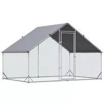 Viščiukų aptvaras, iš plieno, 300 x 200 x 200 cm, 4-6 viščiukams