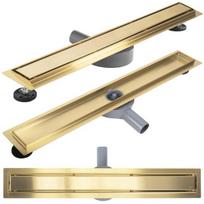 Dušo latakas REA Neox Pro, Brushed Gold, 80 cm