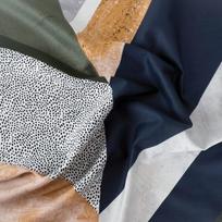Išskirtinė aukščiausios kokybės satino patalynė 160x200 Triana geometriniai raštai