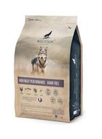 WOLFOOD High Meat Performance Grain Free – be grūdų pašaras aktyviems ir sportiniams šunims, 3 kg