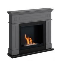 TAGU LARSEN SOLID GREY FreeFlame pastatomas biožidinys su apdaila