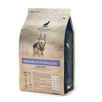 WOLFOOD High Meat Fitness Light Grain Free – suaugusiems šunims su antsvoriu ar sterilizuotiems, 3 k