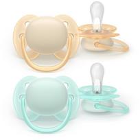 Philips Avent Ultrasoft SCF091/40 0-6 m čiulptukas Neutral 2 vnt.