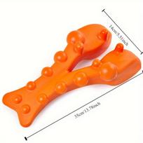 Ergonomiškas Trapezijos Tempiklis ir Masažuoklis Kaklui bei Pečiams