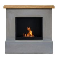 TAGU ROLF CONCRETE GREY FreeFlame pastatomas biožidinys su apdaila