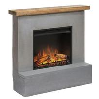 TAGU ROLF CONCRETE GREY PowerFlame 23 pastatomas elektrinis židinys su apdaila