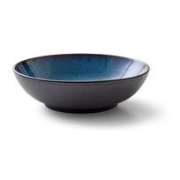 Skirta serviravimui juodos spalvos/mėlynos spalvos iš akmens masės mažas dubuo 1,8 l Gastro Dark Blue/Black – Bitz