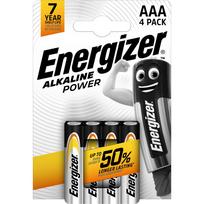 ENERGIZER ALAKALINĖS BATERIJOS POWER AAA LR03 4 VNT.