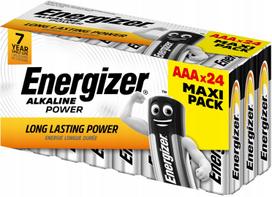 ENERGIZER KRAUNAMIEJI BATERIJOS ALKALINIS JAVO AAA LR03 MAXI PAKAS 24 VNT. NAUJAS