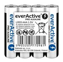 Celiuliozinės baterijos AAA / LR03 everActive Pro 4 vnt.
