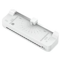 HP ONELAM COMBO A3 laminavimo aparatas, šiltas, integruotas pjaustytuvas, kampų apvalinimo funkcija, 40 cm/min greitis + 15 maišelių: 3xA4, 4xA5, 4xA6, 4xB-CARD, balta