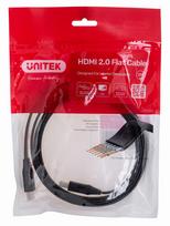 UNITEK HDMI KABELIS 2.0 4K60HZ, PLONAS, 2M, C11063BK-2M