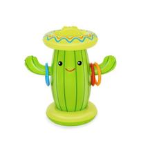 Pripučiamas žaislas su vandens purkštuvu Bestway Jumbo Sweet & Spiky Cacti, 105x105 cm