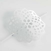 Užuolaidų segtukas Rosae White 17 cm
