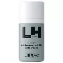 Veiksmingas vyrų dezodorantas nuo prakaitavimo Lierac Homme 48h, 50 ml.