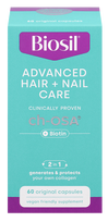 BIOSIL Advanced Hair+ Biotin kapsulės, 60 vnt.