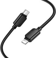 HOCO kabelis Type C į Lightning PD 27W X113 1 m juodas