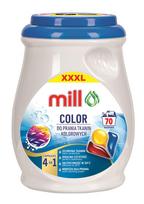 MILL PROFESSIONAL 3-jų kamerų spalvų skalbimo kapsulės 70 vnt.