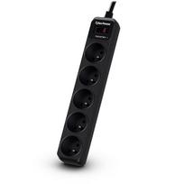 CyberPower Tracer III B0520SC0-FR apsaugos nuo perkrovų įrenginys Juodas 5 AC lizdai 200 - 250 V 1.8 m