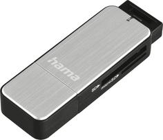 Hama Card reader SD/microSD USB 3.0 silver