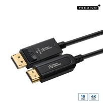 MicroConnect Premium Optic DP - HDMI Cable 15m cable, DP 1.4 - HDMI 2.0