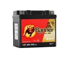 Banner 6Ah Bike Bull GEL 12V 95A akumuliatorius 114x71x106mm