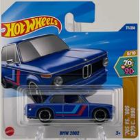 Hot Wheels Mainline Modeliukas BMW 2002 Blue Short Card