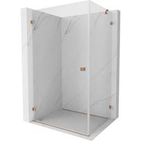Mexen Lunar-B dušo kabinos atveriamos durys kairės 85 x 80 cm, skaidrus, šlifuotas varis - 832-085-080-65-00-L