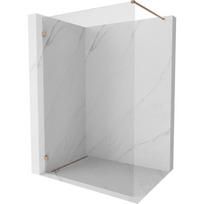 Mexen Lunar dušo sienelė Walk-in kairė 120 x 200 cm, skaidri 8 mm, šlifuotas varis - 830-120-000-65-00-L
