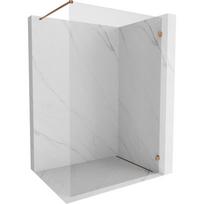 Mexen Lunar dušo sienelė Walk-in dešinė 120 x 200 cm, skaidri 8 mm, rožinis auksas - 830-120-000-60-00-P