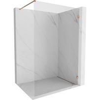 Mexen Lunar dušo sienelė Walk-in dešinė 120 x 200 cm, permatoma 8 mm, šlifuota varis - 830-120-000-65-00-P