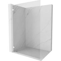 Mexen Lunar L vonios sienelė Walk-in kairinė 90 x 200 cm, permatoma 8 mm, balta - 830L-090-000-20-00-L