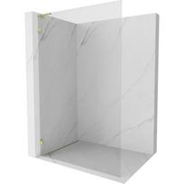 Mexen Lunar L dušo sienelė Walk-in kairė 120 x 200 cm, permatoma 8 mm, auksinė - 830L-120-000-50-00-L