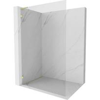 Mexen Lunar L dušo sienelė Walk-in kairė 120 x 200 cm, skaidri 8 mm, aukso šepečiu valyta - 830L-120-000-55-00-L