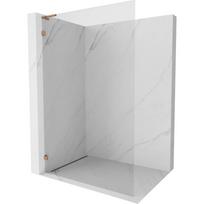 Mexen Lunar L dušo sienelė Walk-in kairė 120 x 200 cm, skaidri 8 mm, rožinis auksas - 830L-120-000-60-00-L