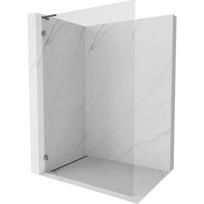 Mexen Lunar L dušo sienelė Walk-in kairė 120 x 200 cm, skaidri 8 mm, šlifuota tamsiai pilka - 830L-120-000-66-00-L