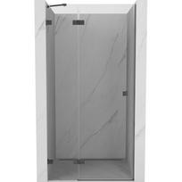 Mexen Lunar kairiosios pusės dušo durys 120 cm, permatomos, matinė tamsiai pilka - 834-120-000-66-00-L