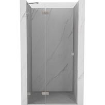 Mexen Lunar atveriamos dušo durys, kairiosios, 95 cm, permatomos, šlifuotas nikelis - 834-095-000-97-00-L