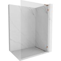 Mexen Lunar L dušo sienelė Walk-in dešinė 120 x 200 cm, permatoma 8 mm, rožinis auksas - 830L-120-000-60-00-P